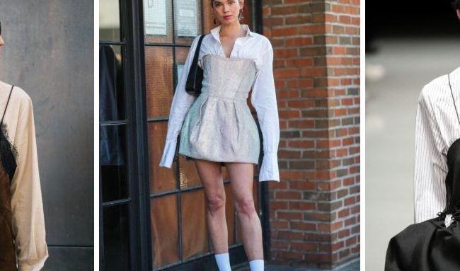 Vestido Sobre Camisa: O Truque de Styling que Domina o Street Style em 2025